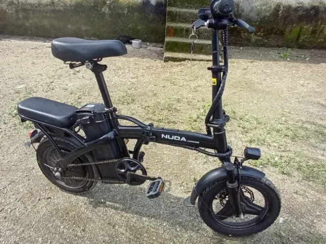 Bicicleta Elétrica Dobrável com Pedal