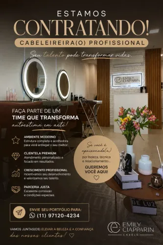 Vaga Cabeleireira (o) profissional