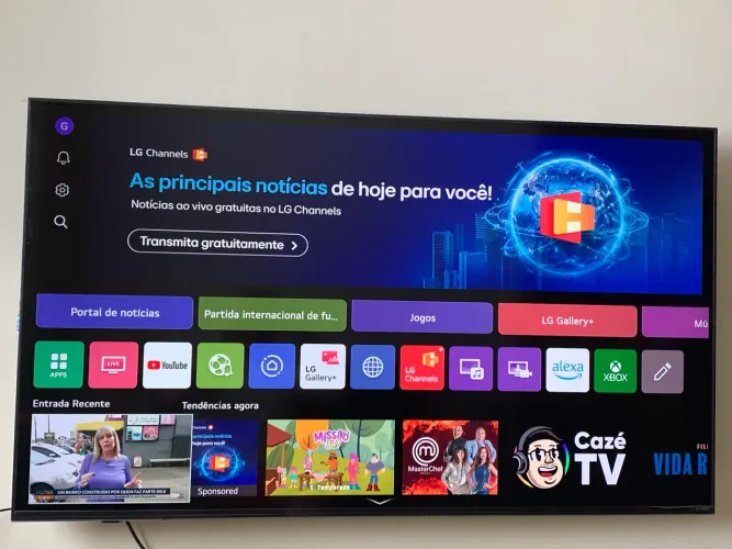 Vendo TV55 [LG] webOS TV QNED73ASA zero menos de um mês de comprado 