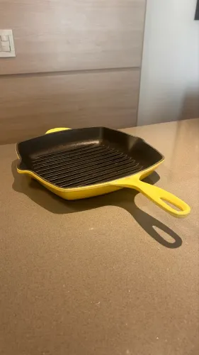 Panela Grelha Quadrada 26 cm Le Creuset Signature 