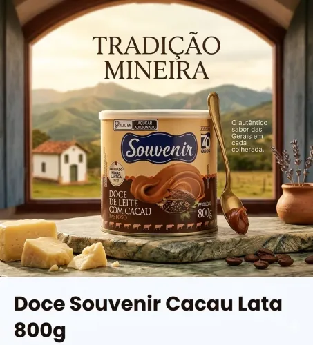 Doce de Leite com Cacau Souvenir