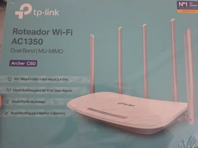 Roteador wifi novo na caixa tp link ac1350