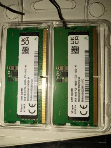 Memória RAM p/ notebook 16Gb (2x8Gb) DDR5 4800MHz