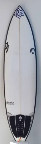 Prancha de surf 6'8" epóxi com flutuação de funboard, 46,5 litros! 