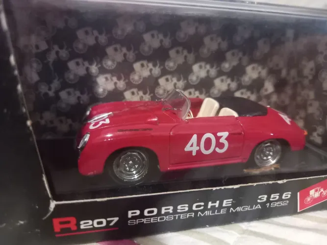 Miniatura Porsche 356 Speedster Mille Miglia 1952 R207 escala 1/43