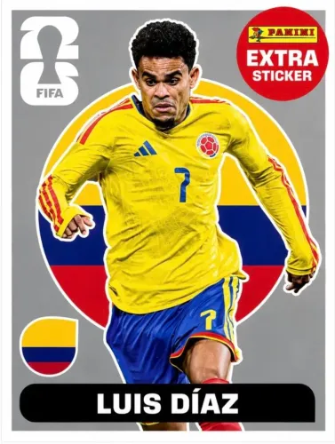 Figurinha legend Luis Días prata