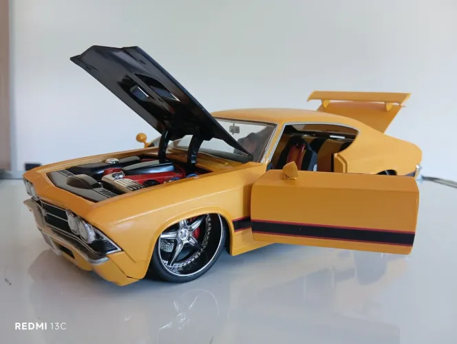 Top Miniatura Chevrolet Chevelle SS 1969 - Jada Toys - escala 1/18
