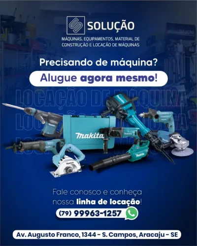 LOCAÇÃO DE MÁQUINAS E EQUIPAMENTOS PARA CONSTRUÇÃO - ELÉTRICOS E A BATERIA