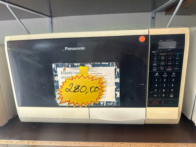 Microondas Panasonic 31 litros 280 reais 3 mês de garantia 