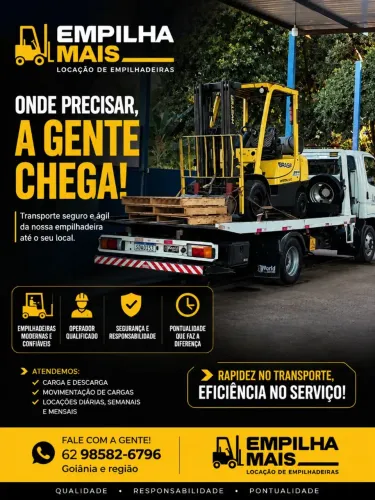 Locação de empilhadeira