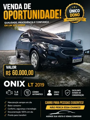 Chevrolet Onix Hatch LT 1.4 8V Flex Aut. 4P 2019
