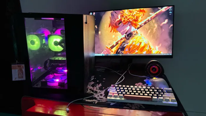 PC Gamer Completo Aquário RGB + Monitor LG 180Hz + Periféricos Mecânicos (Pronto p/ Jogar)