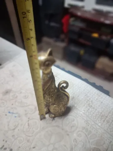gato decorativo .confecção em resina