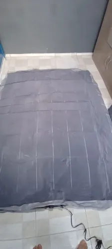 Colchão inflável Queen marca Intex com Bomba embutida e automática