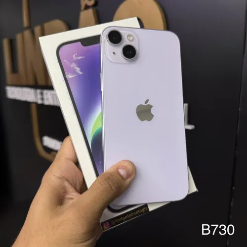LOJA FÍSICA. IPHONE 14 PLUS 128GB LILÁS, TODO ORIGINAL COM CAIXA