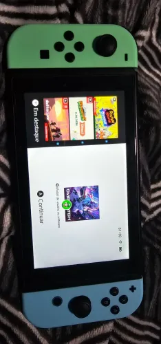 Nintendo switch só console ( o que esta na foto)