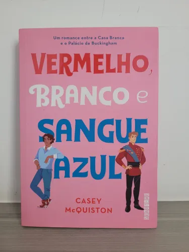 Livro - Vemelho, Branco e Sangue Azul