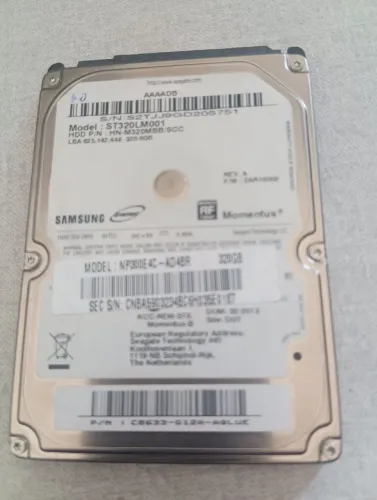 HD para notebook 320 Gigas.