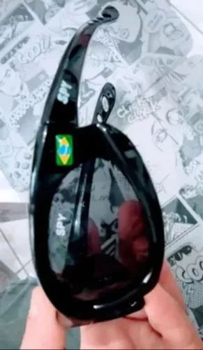 Óculos Spy Shadow 043 , Preto Brilho