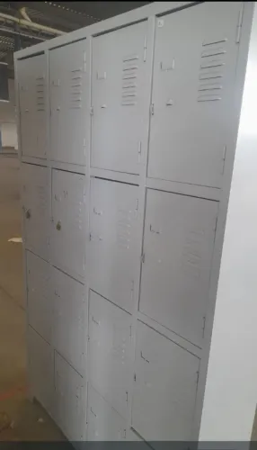 Armário roupeiro de aço 16 portas