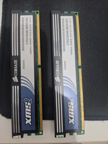 4 GB (2+2) de Memória DDR2 para PC Desktop