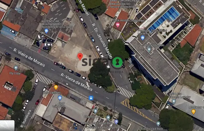 Terreno para alugar no Campo Belo próximo ao Aeroporto de Congonhas