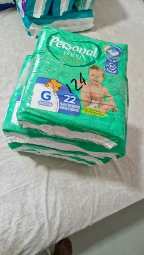 124 Undades de Fralda Personal Baby Protect & Sec tamanho G de 8 a 12,5kgkg