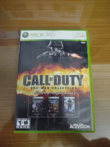 Mídia física jogo call of duty the war collection xbox360.  Inclusive 3 complete games 