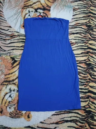 Vestido tubinho azul