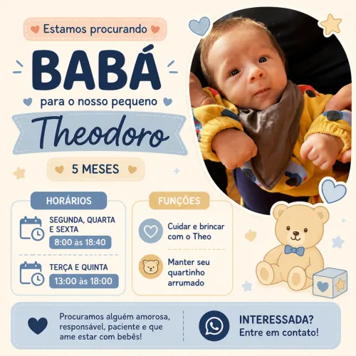 Preciso de Babá para carrão ZL