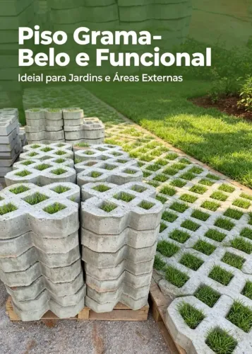 Piso grama reforçado