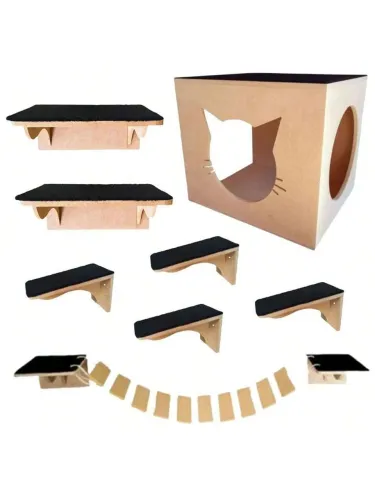 Playground prateleiras nicho para gatos