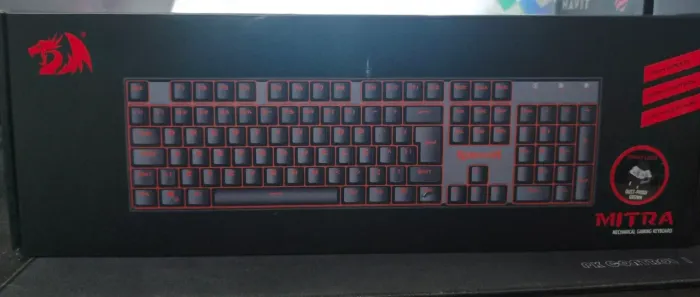 TECLADO MECÂNICO REDRAGON MITRA - (NOVO - LACRADO)