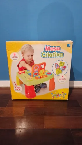 Mesa Criativa Com Som - MARAL BRINQUEDOS - mesinha infantil