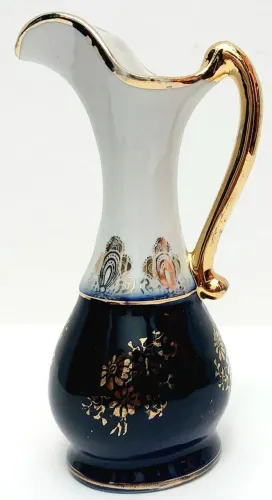 Bibê-lo Vasinho ou Jarrinho Decorativo Vintage Porcelana CST Pedreira