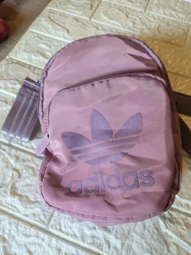 Bolsa bag mini mochila Adidas lilás