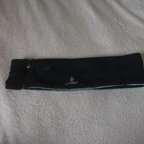 FlipBelt Cinto de corrida tubular leve padrão Elite, preto, médio