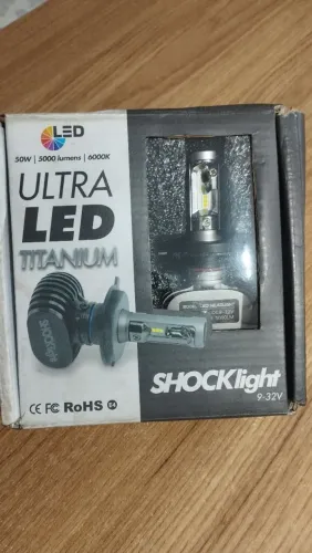 Lâmpada H7 UltraLED titanium Shock Light