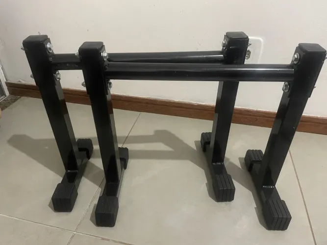 Barra Paralela Chão Parallettes Calistenia 40cm