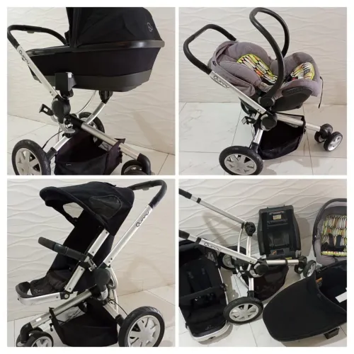 Conjunto de carrinho de bebê Quinny, seminovo, otima opção!!!