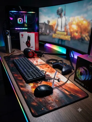 Mouse Pad Gamer Extra Grande 80x30 (Acessório Novo)