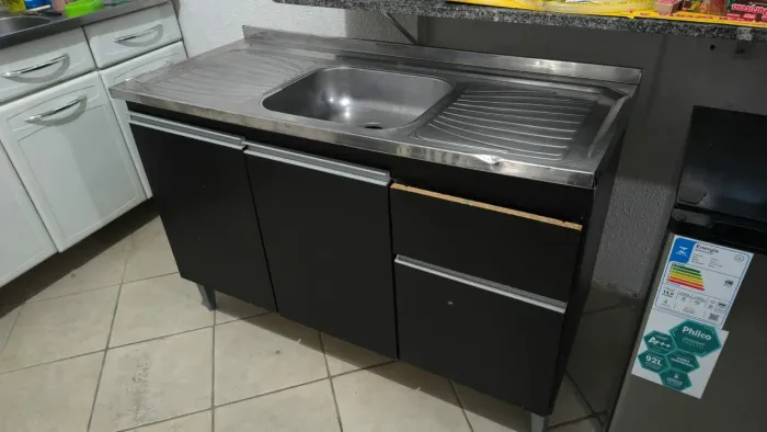 Balcão de Pia Com Cuba Inox (entrego com taxa)