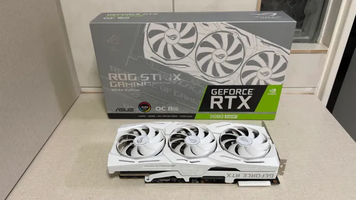 Placa Video Asus Rog Strix RTX 2080 Super OC 8gb White Edition