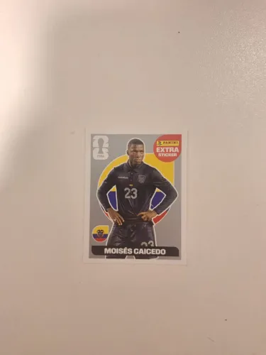 Moisés Caicedo Figurinha Extra/Legend prata/silver 2026