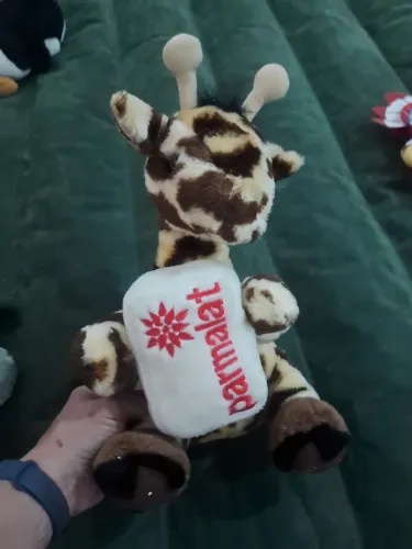 Girafinha Parmalat de pelúcia (coleção Mamíferos)