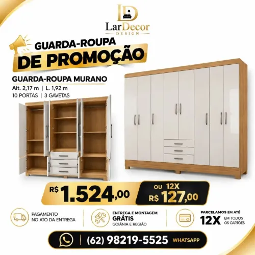 Guarda Roupa Casal Murano