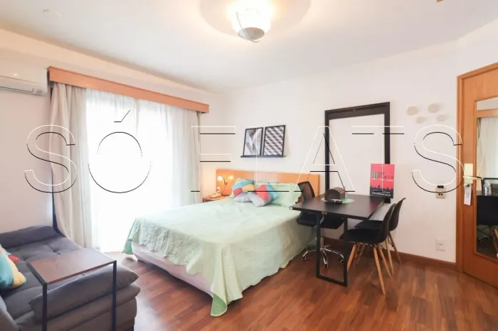 Interative com 23m², 1 dormitório e 1 vaga disponível para locação no Jardim Paulista.