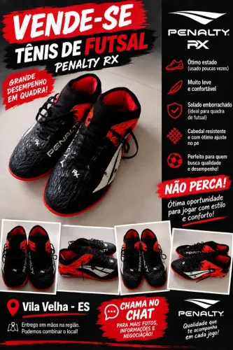 Vende-se tênis de futsal 