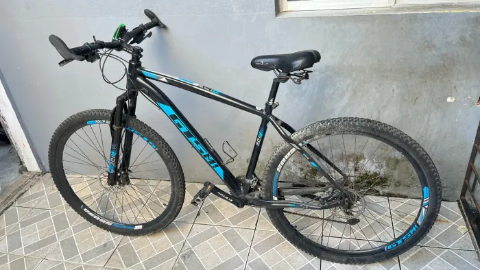 Bicicleta GTSM1 Ride aro 29 - preta com azul