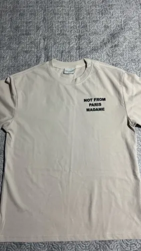 camiseta not from paris madame tamanho l